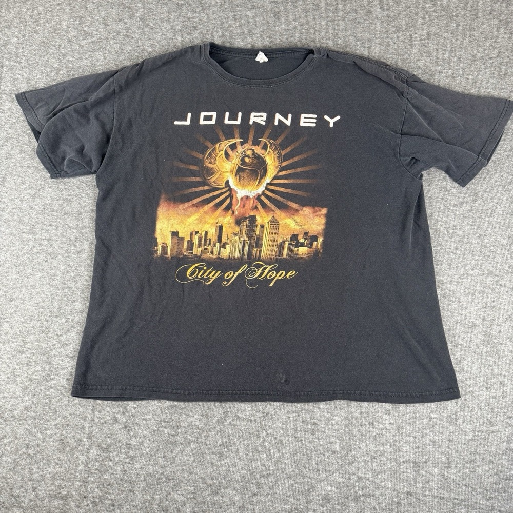 Journey 2011 City Of Hope Tour T-shirt Short Sleeve Size L